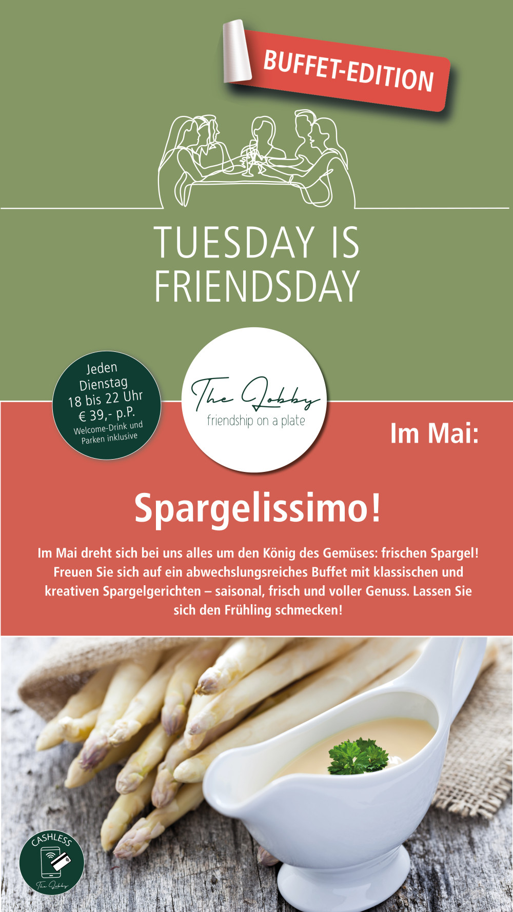 RB The Lobby 1080x1920 Friendsday Buffet Mai